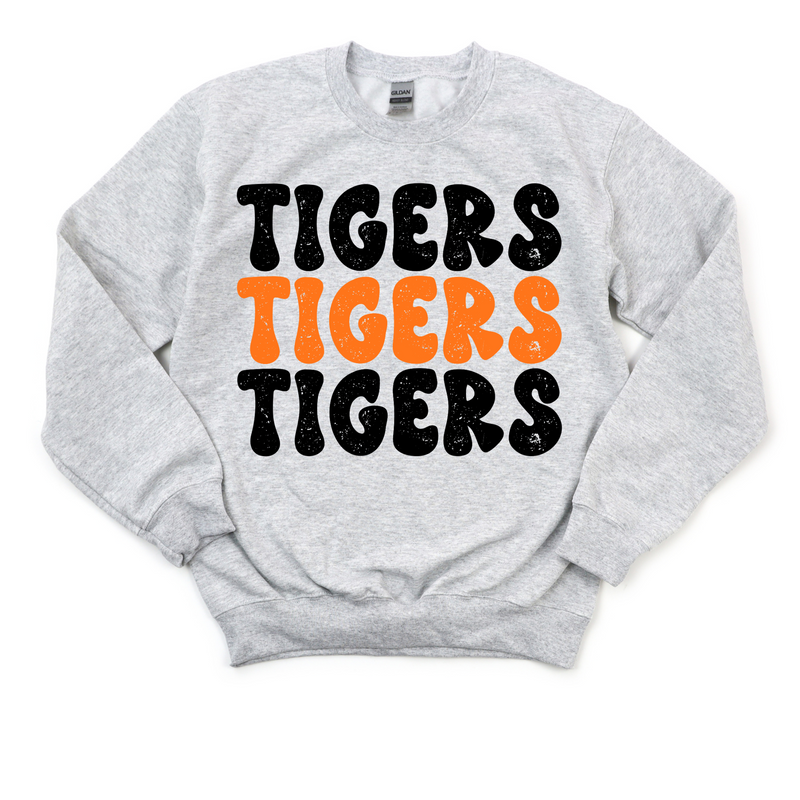 Tigers on Repeat Crewneck Sweatshirt