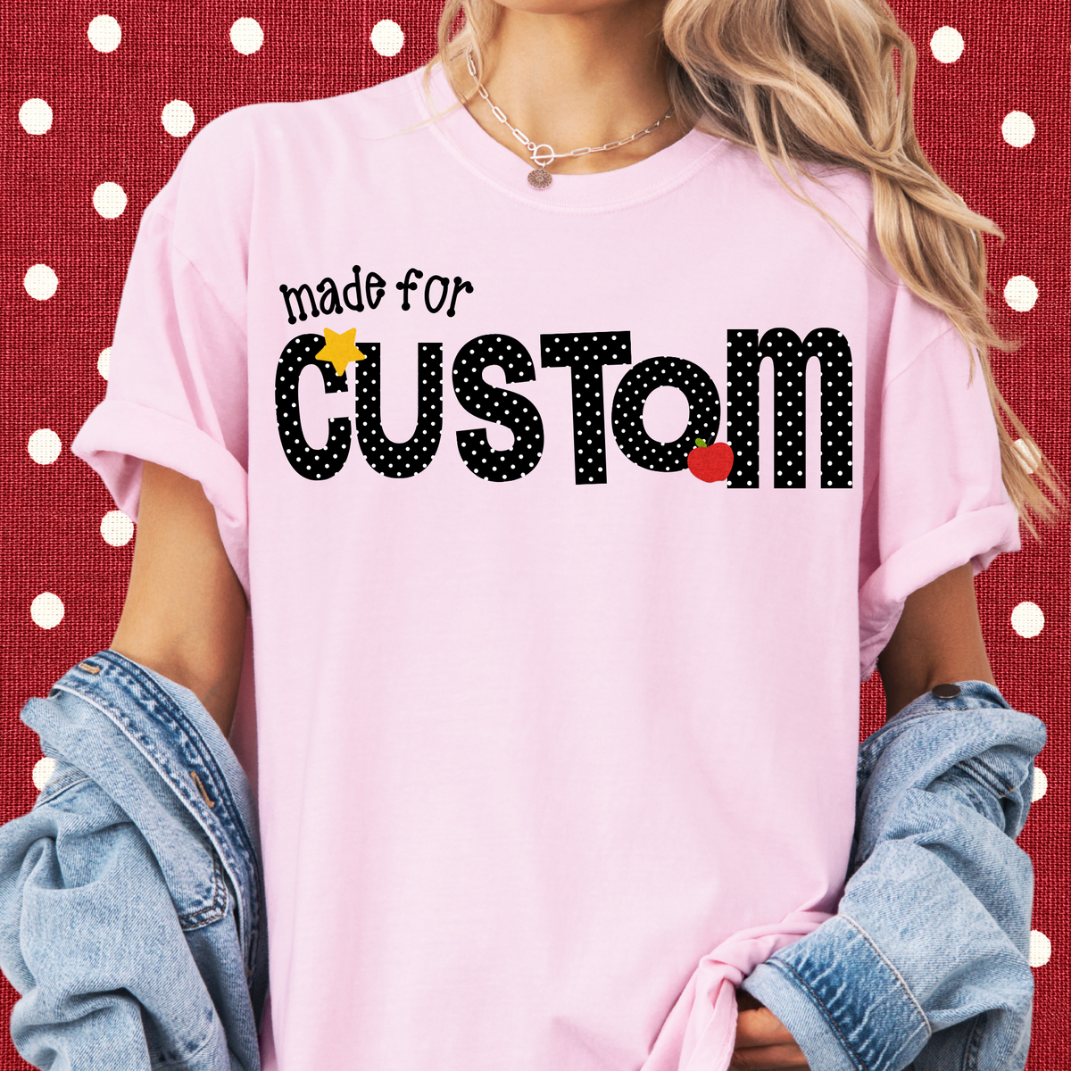 CUSTOM Dotted Tee