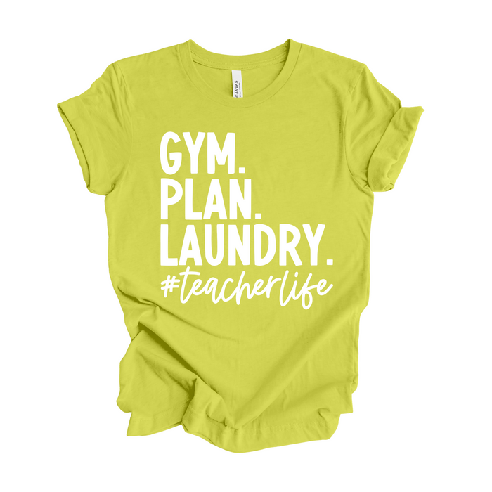 Gym Plan Laundry Tee