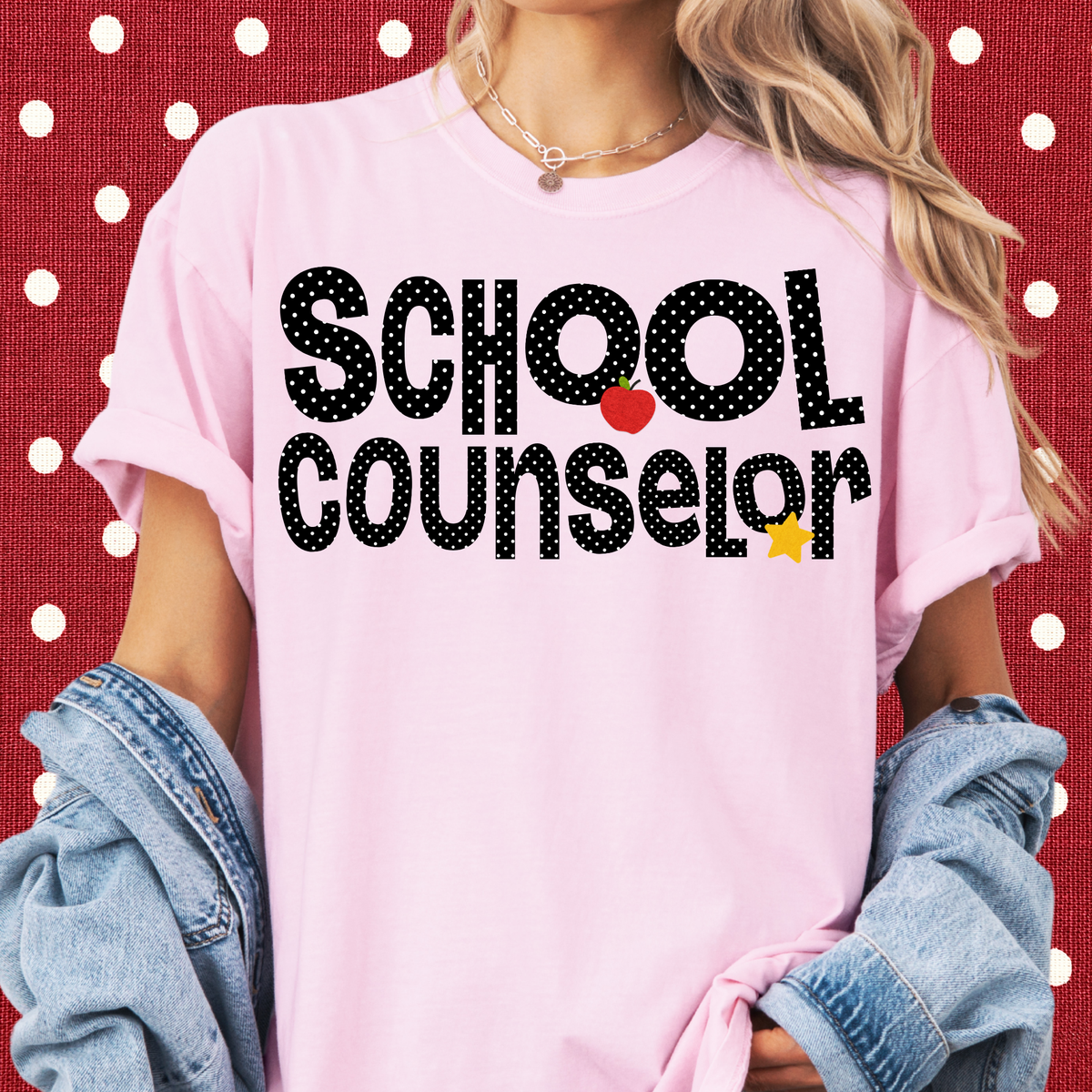 Dotted School Counselor Tee