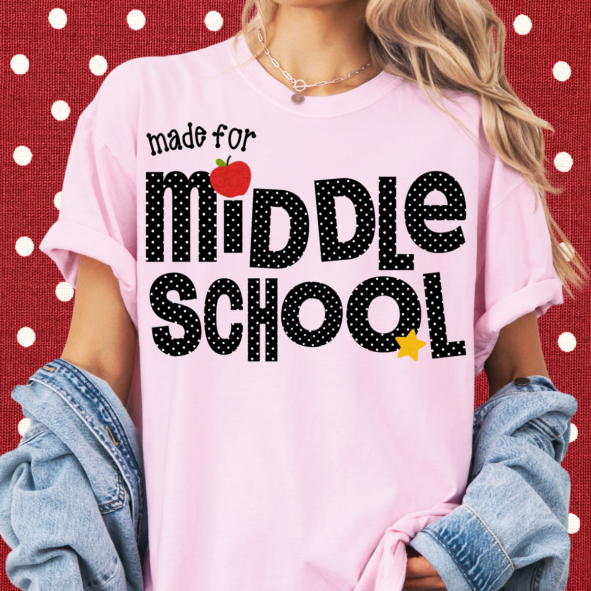 Dotted Made for Middle Tee