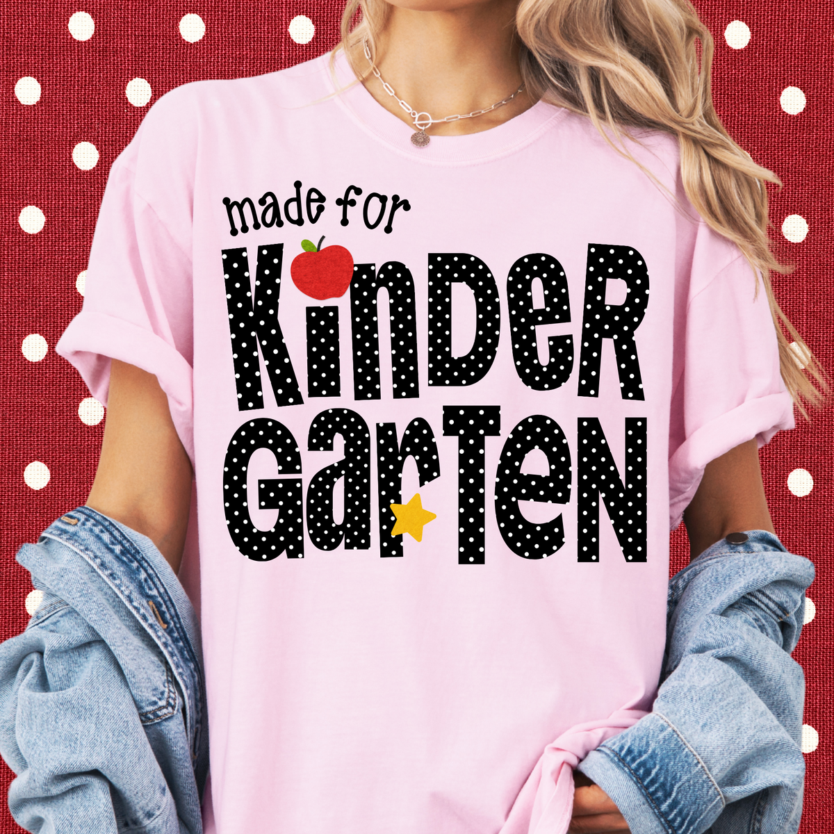 Dotted Made for Kinder Tee