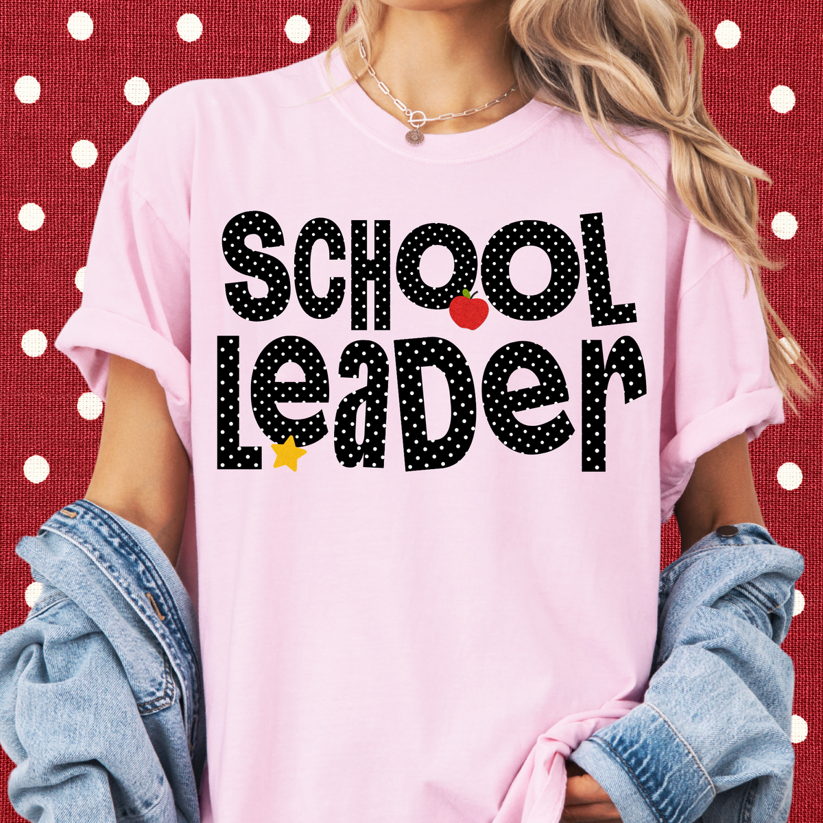 Dotted School Leader Tee