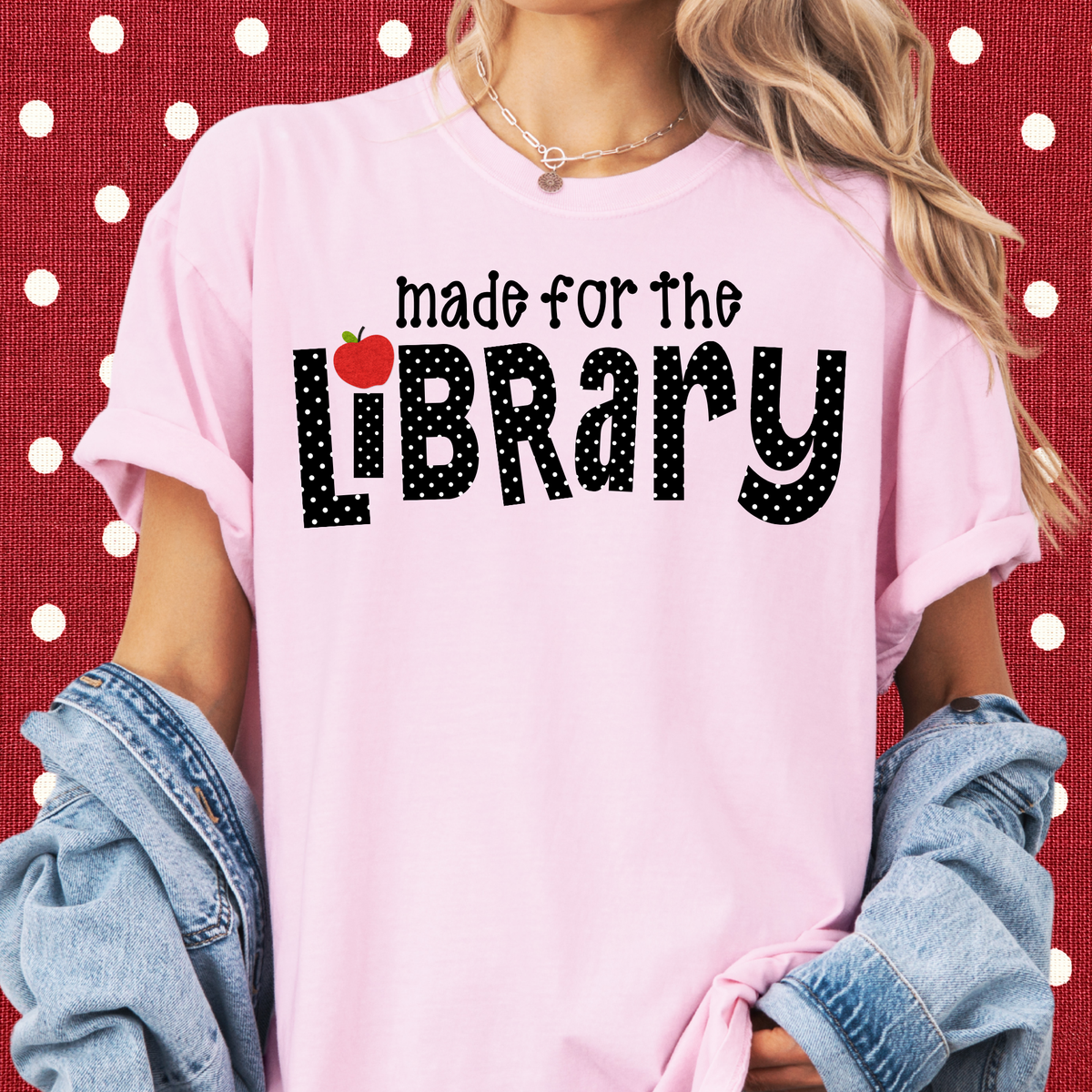 Dotted Librarian Tee