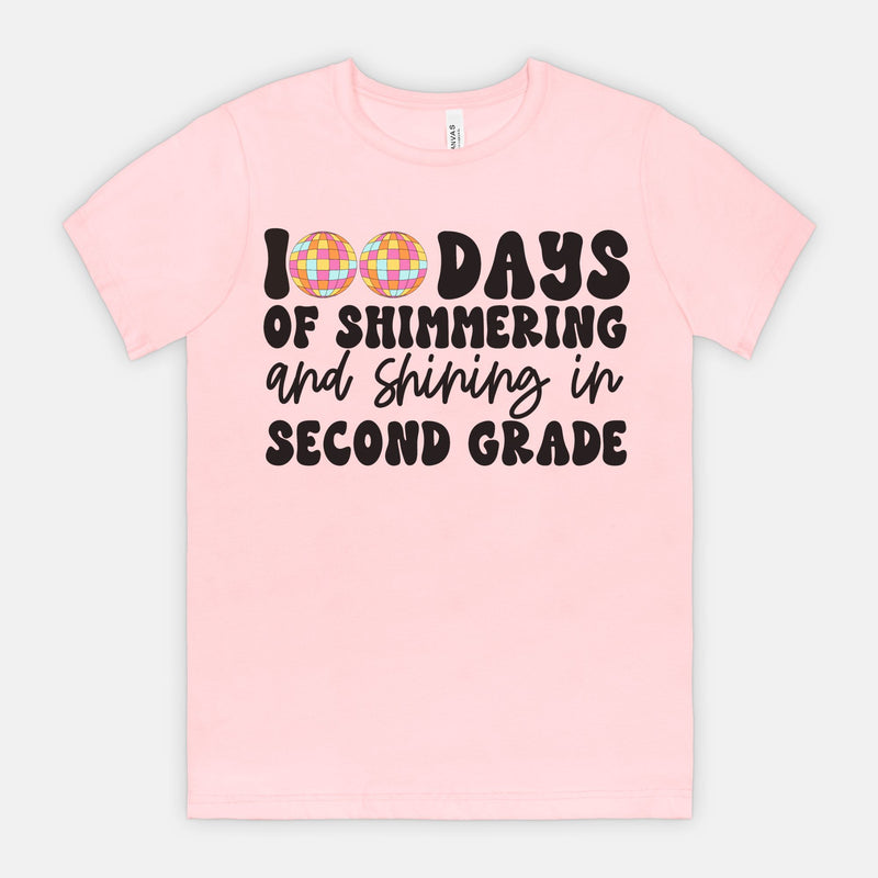 100 Days in Second Grade Tee