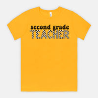 Checkered Second Grade Tee