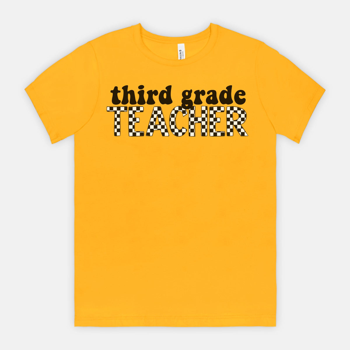 Checkered Third Grade Tee