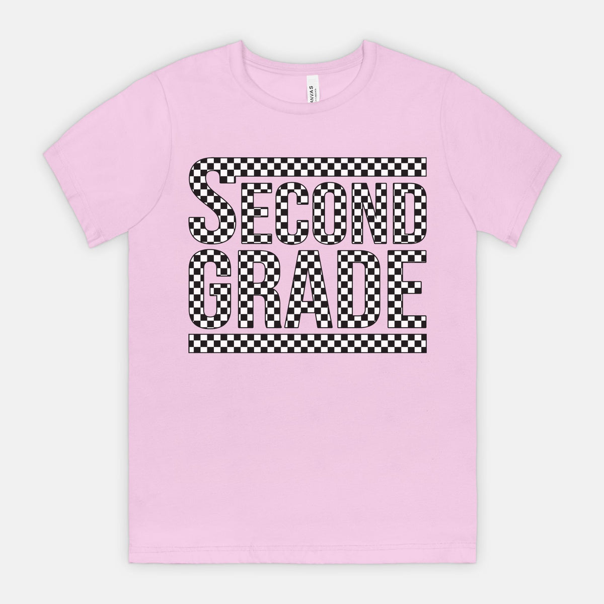 Second Grade Checked Out Tee