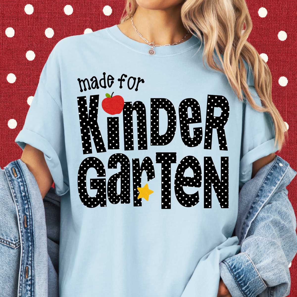 Dotted Made for Kinder Tee
