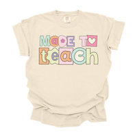 Made to Teach Collage Tee