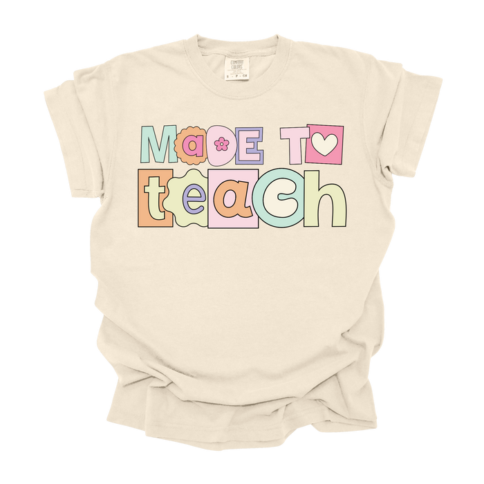 Made to Teach Collage Tee