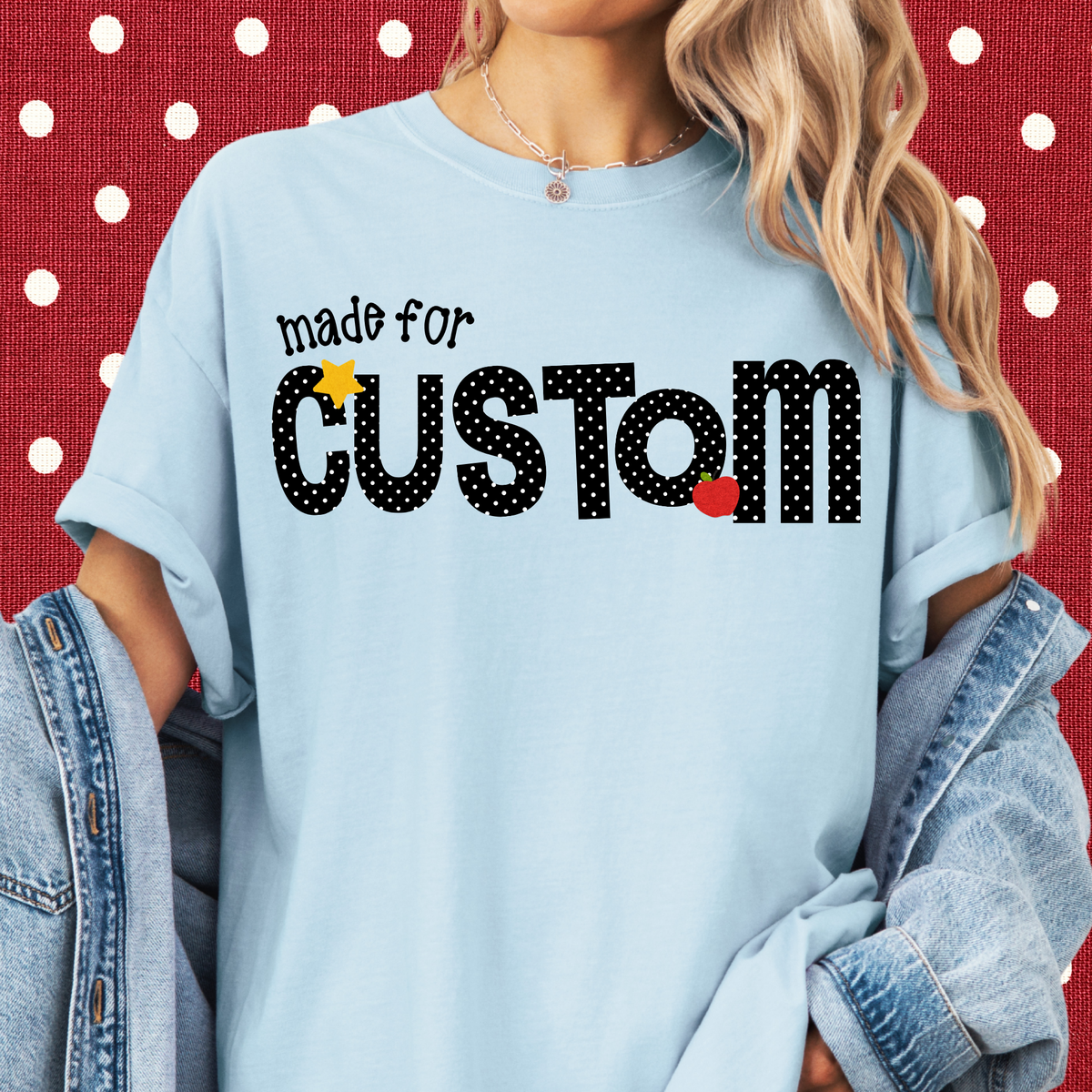 CUSTOM Dotted Tee