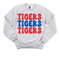 Tigers on Repeat Crewneck Sweatshirt