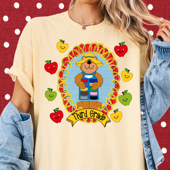 Beary Ready for Third Grade Tee