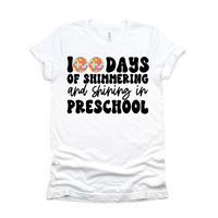 100 Days in Preschool Tee