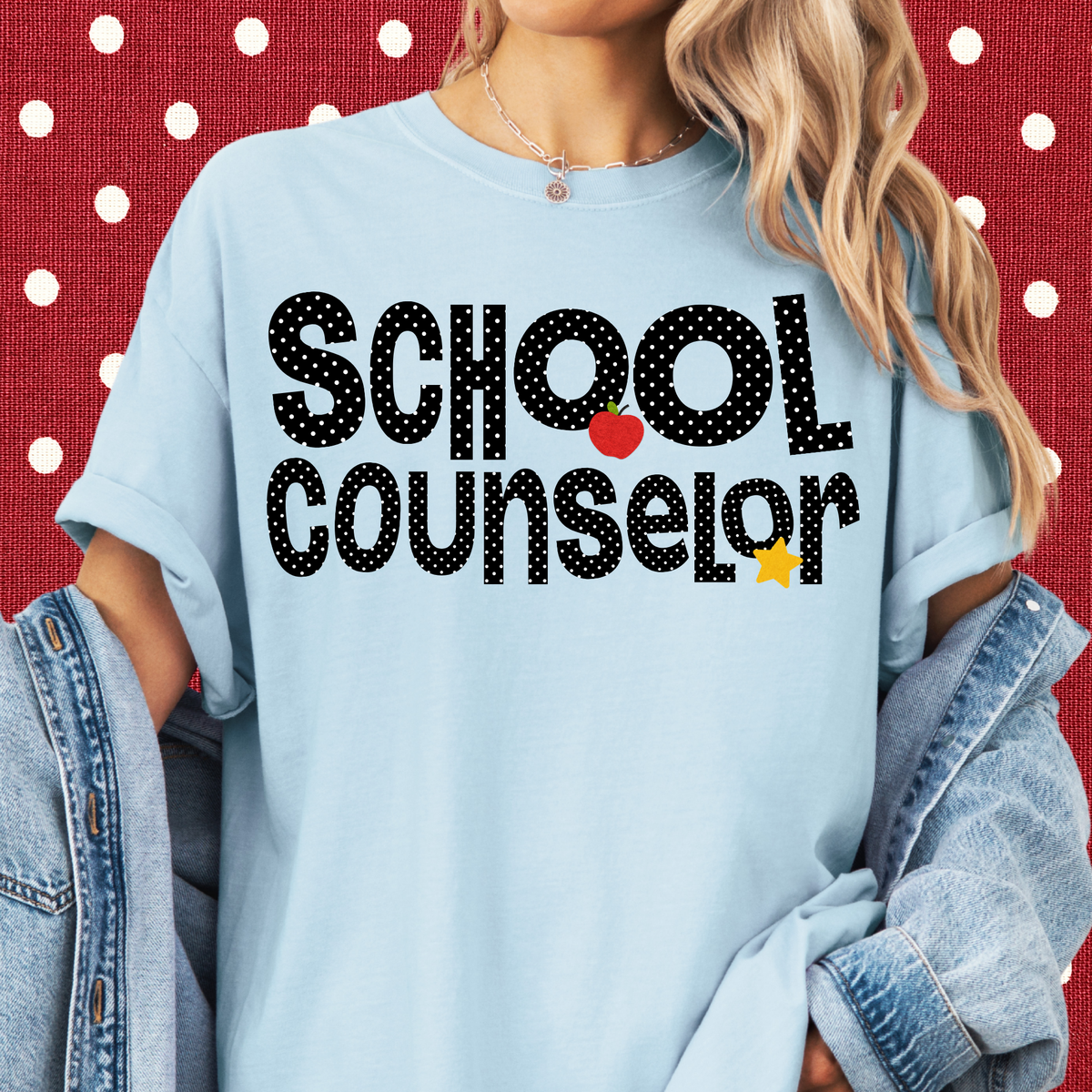 Dotted School Counselor Tee