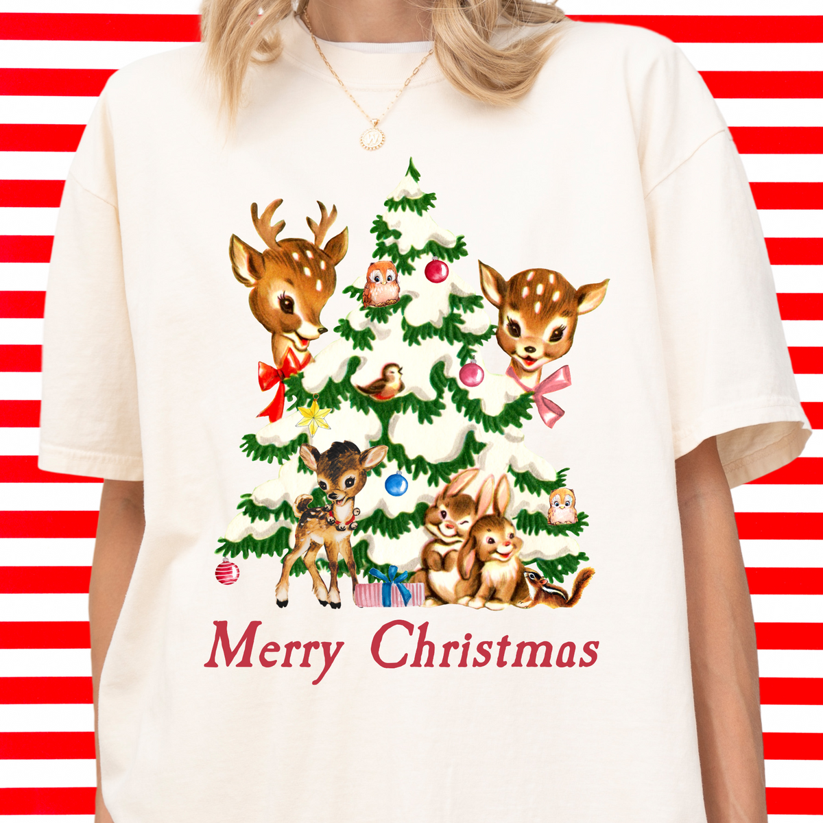 Vintage Merry Christmas Tee