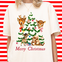 Vintage Merry Christmas Tee