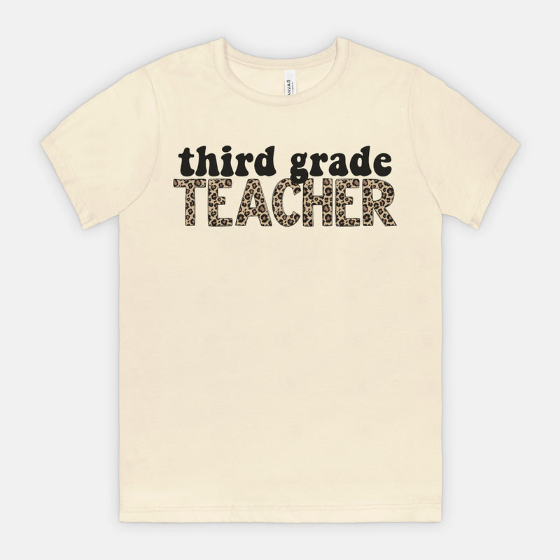 Third Grade Leopard Tee