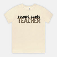 Second Grade Leopard Tee