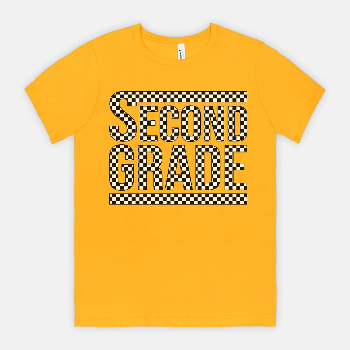 Second Grade Checked Out Tee