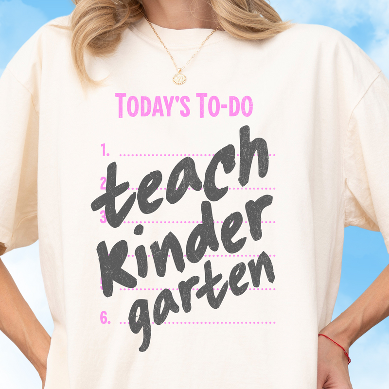 Teach Kinder Tee