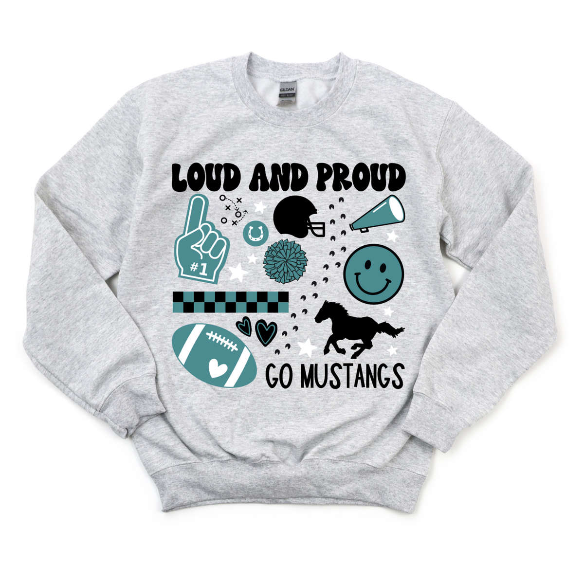 Mustang Loud+Proud Crewneck Sweatshirt