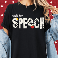 Dotted Made for Speech Tee