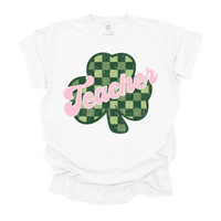 Teacher Shamrock Tee