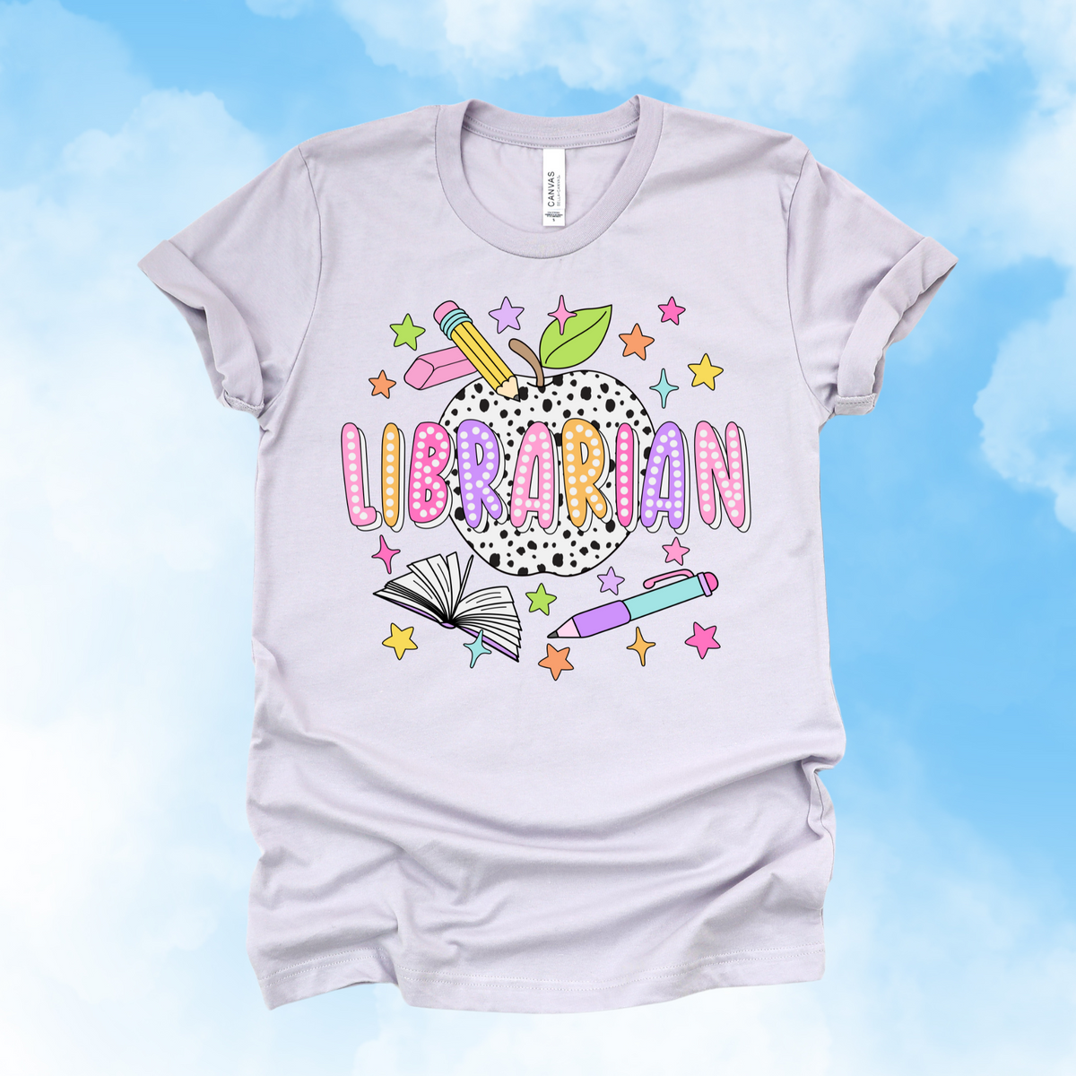 Bright + Spotty Librarian Tee