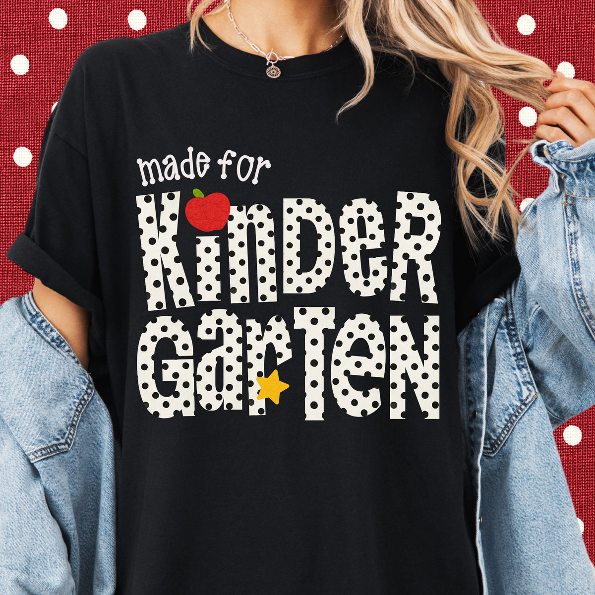Dotted Made for Kinder Tee