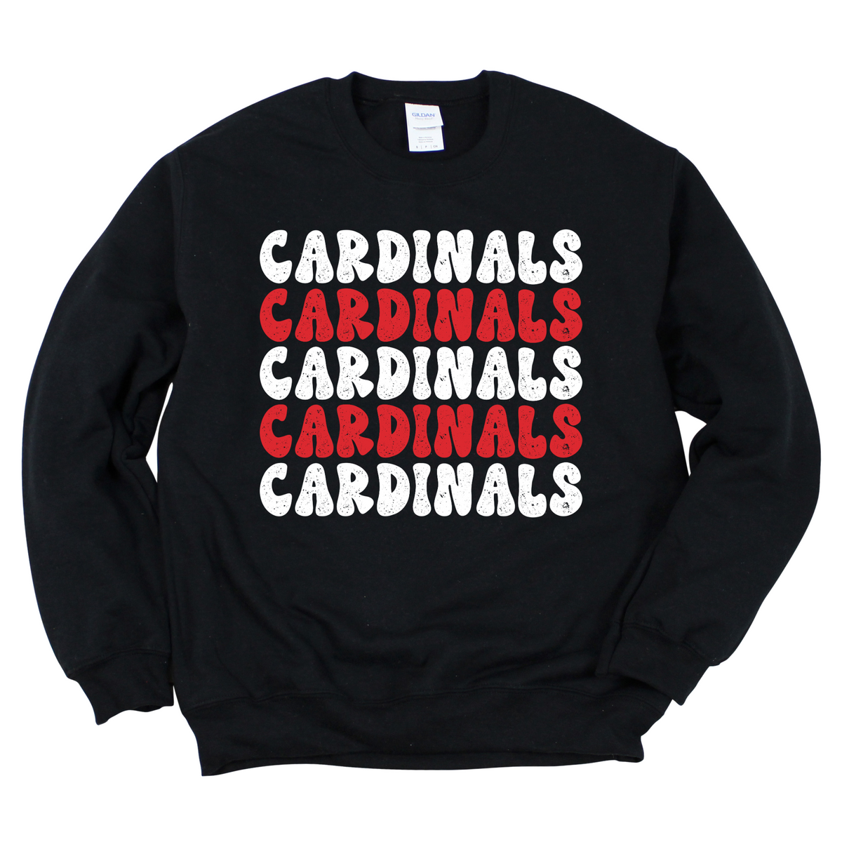 Cardinals on Repeat Crewneck Sweatshirt