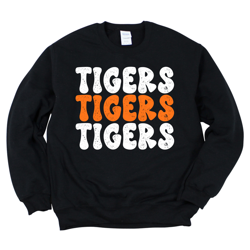 Tigers on Repeat Crewneck Sweatshirt