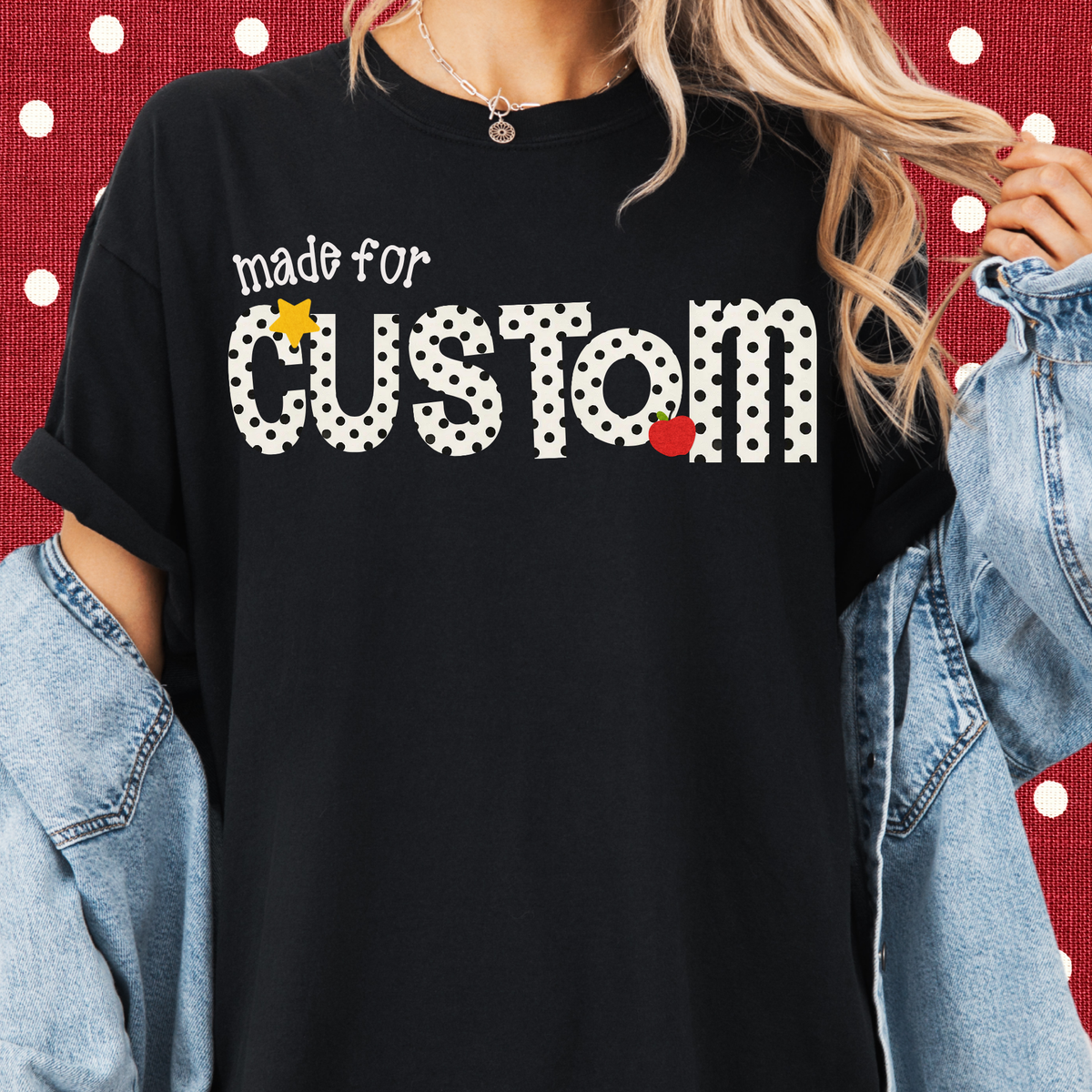 CUSTOM Dotted Tee