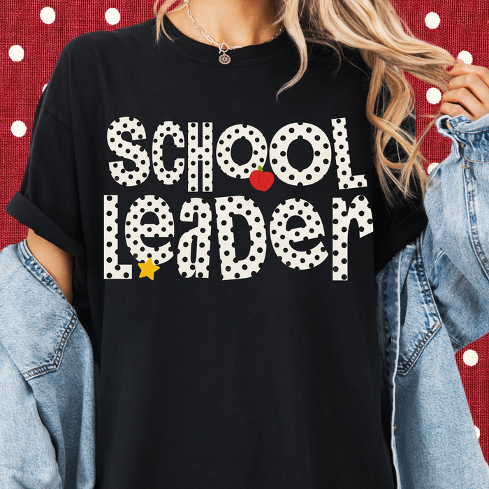 Dotted School Leader Tee