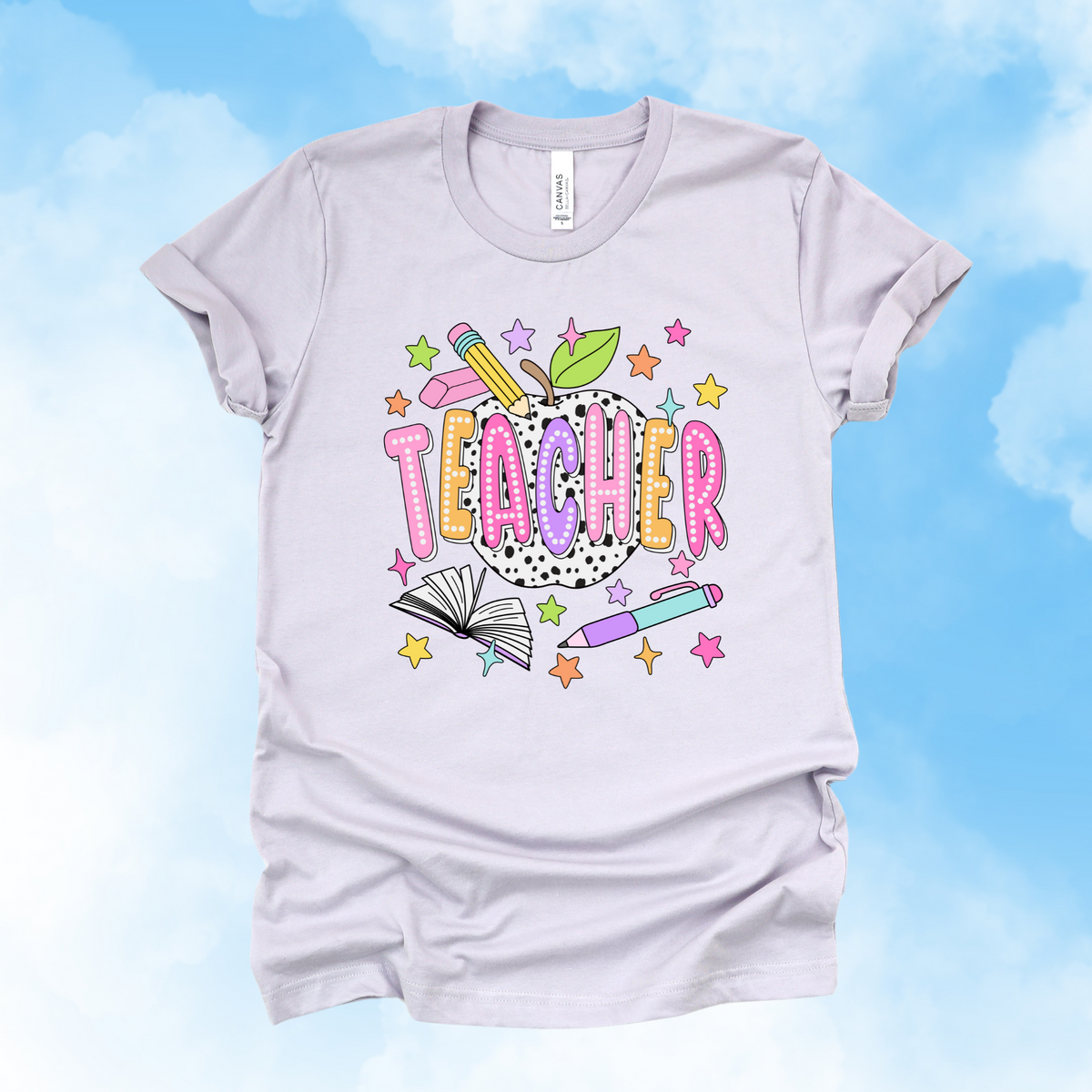 Bright + Spotty Teacher Tee