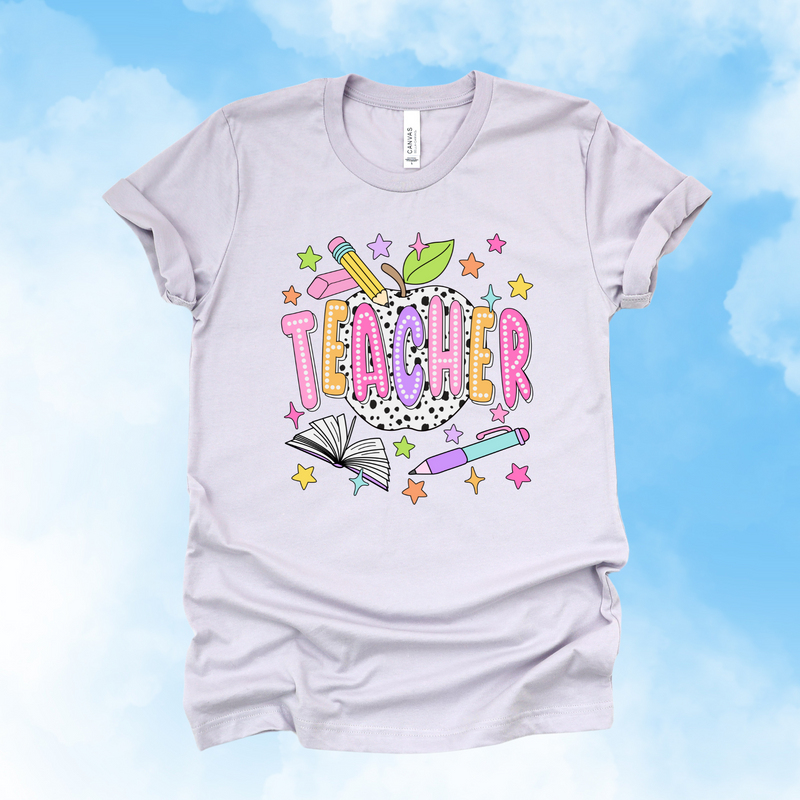 Bright + Spotty Teacher Tee