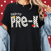 Dotted Made for Pre-K Tee