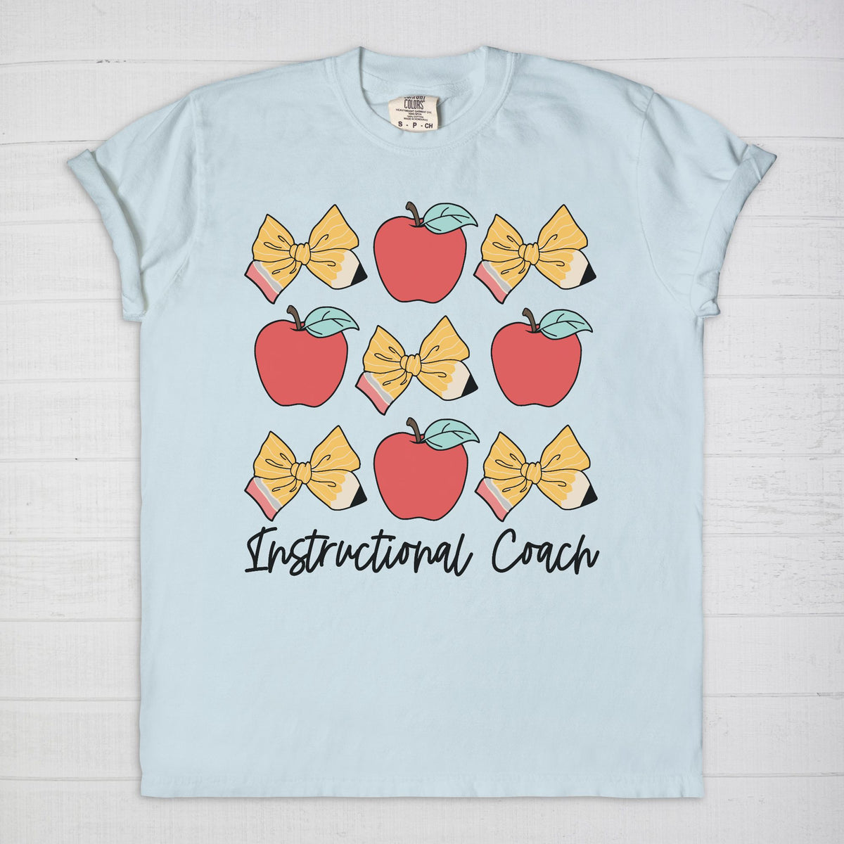 Apples + Bows Instructional Coach Tee