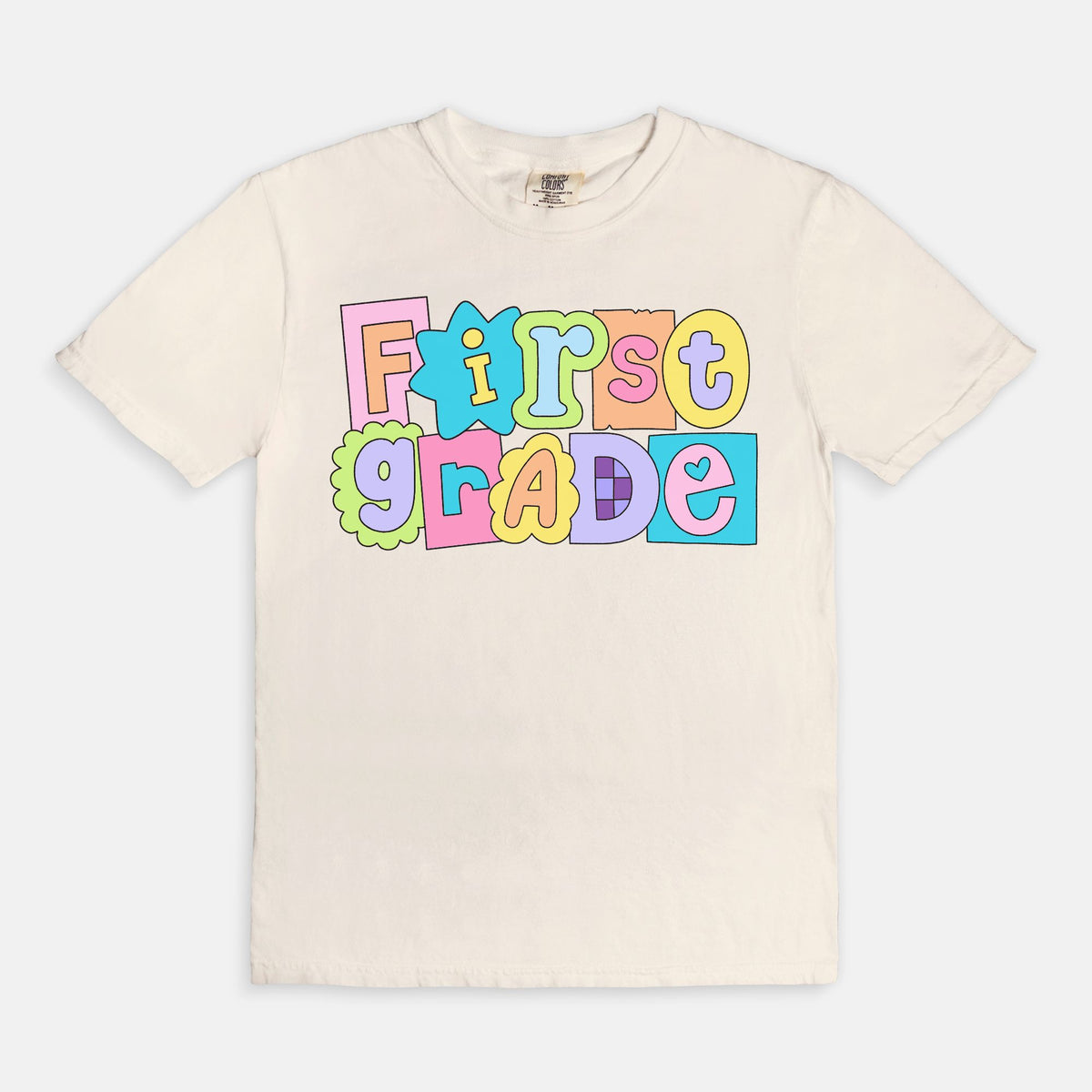 First Grade Scrappy Tee