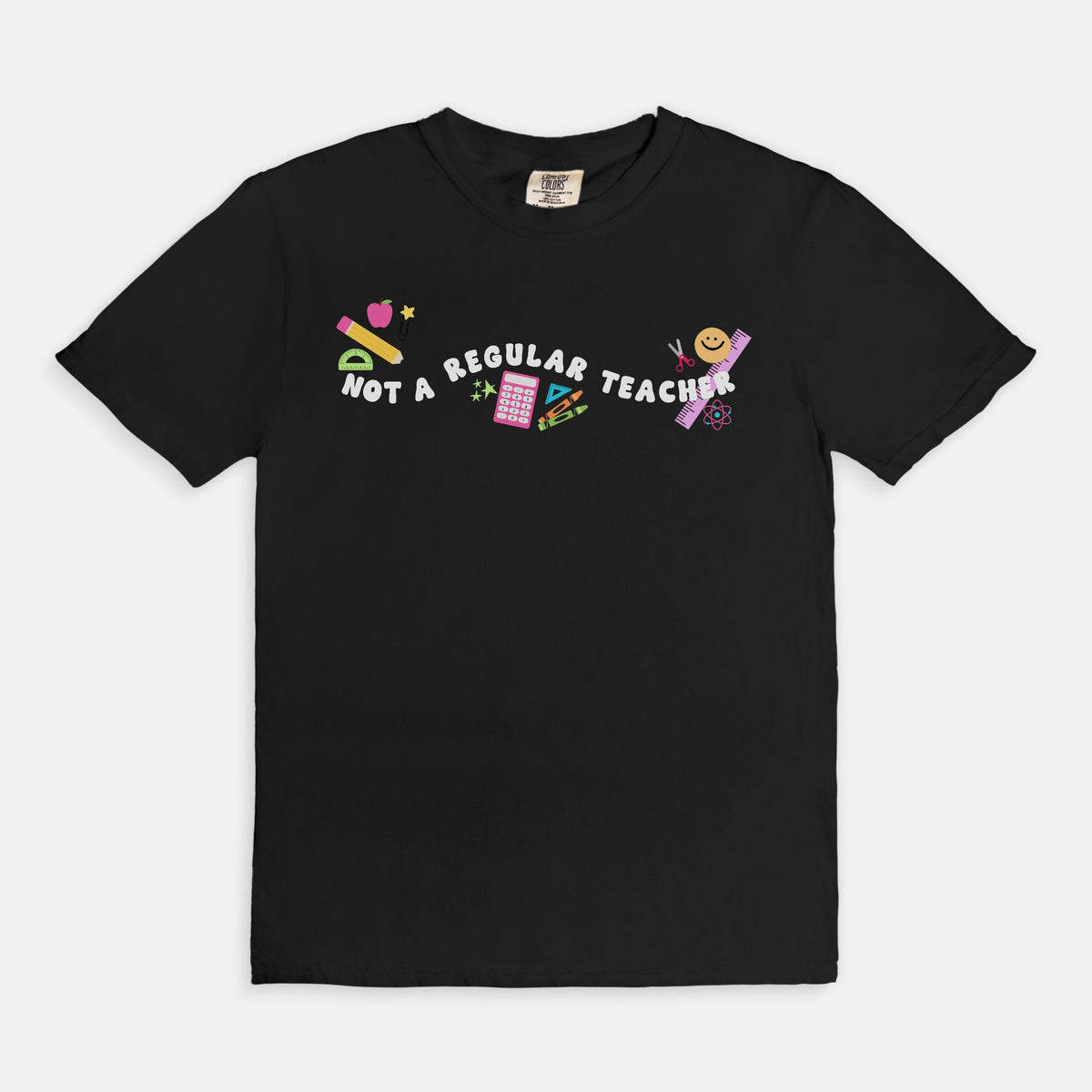 Dark Not A Regular Teacher Tee