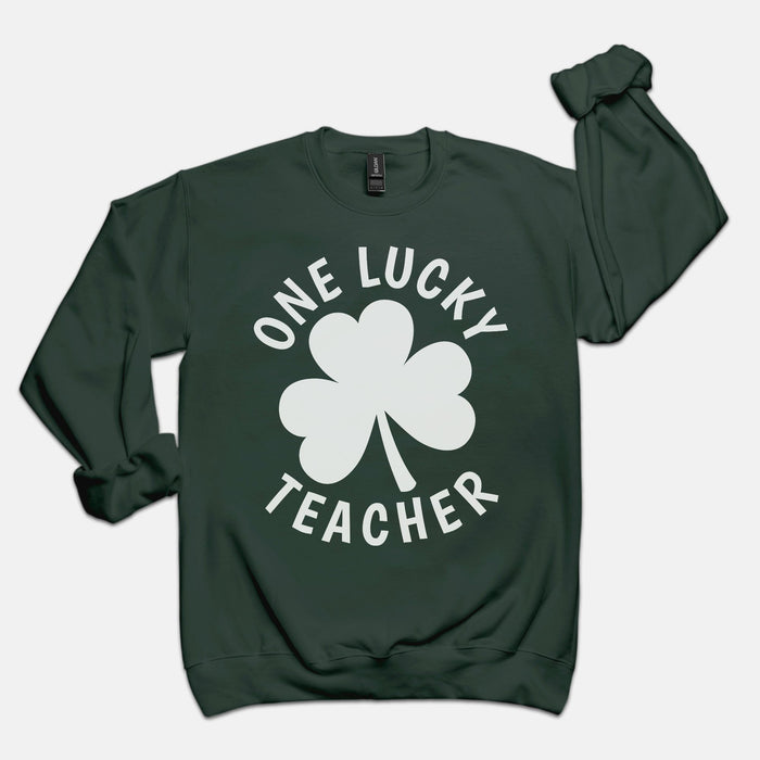 One Lucky Teacher Crewneck