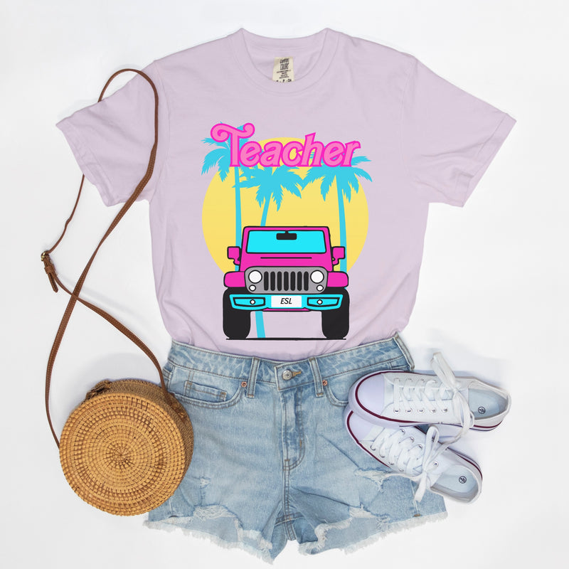 ESL Malibu Teacher Jeep Tee