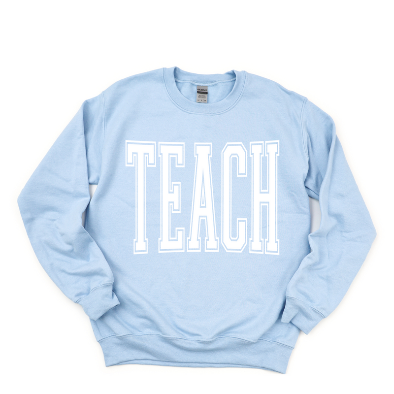 The Teach Varsity Crewneck Sweatshirt