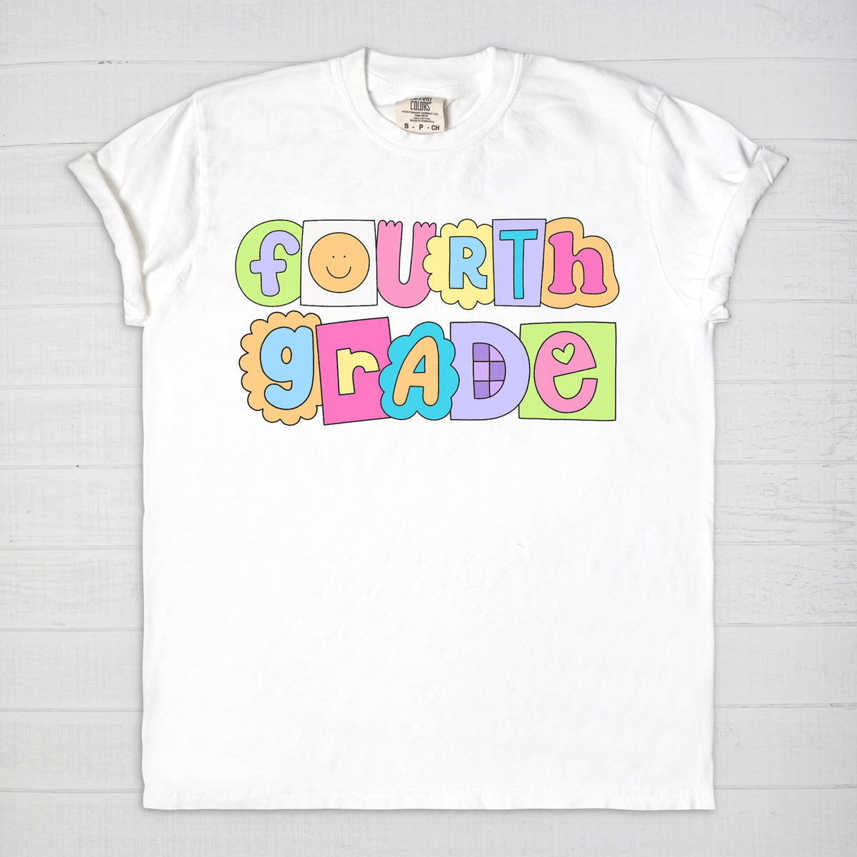 Fourth Grade Scrappy Tee