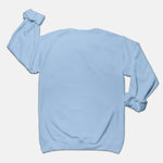 Blue Monochrome Pumpkin Crewneck Sweatshirt