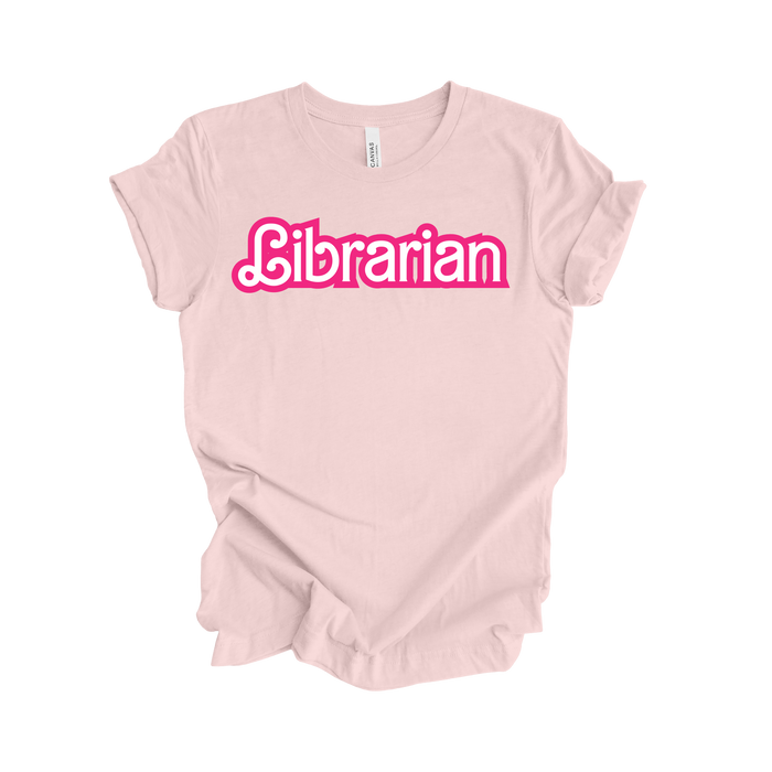 Librarian Retro Barb Tee