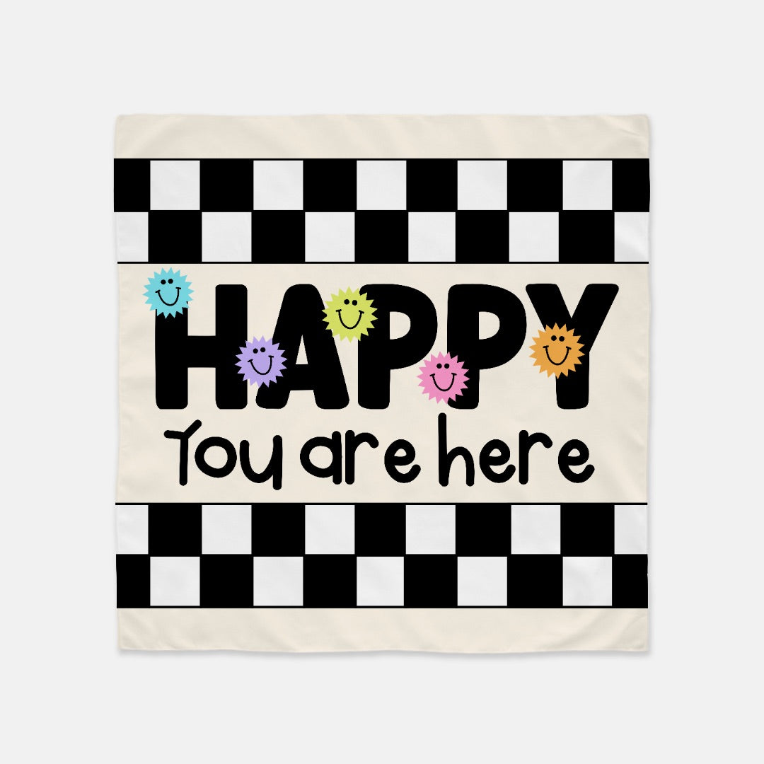 Happy You Are Here Wall Decor