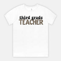 Third Grade Leopard Tee