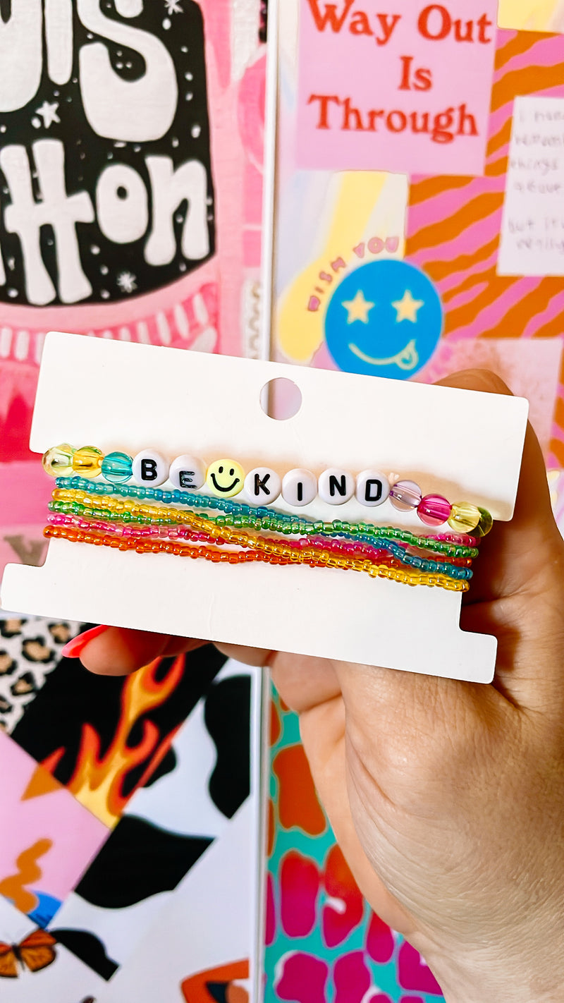 Be Kind Bracelet Set